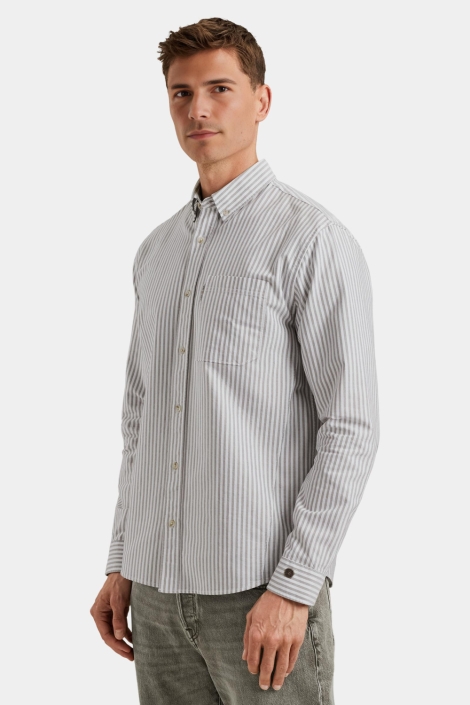 Cast Iron long sleeve shirt oxford stripe